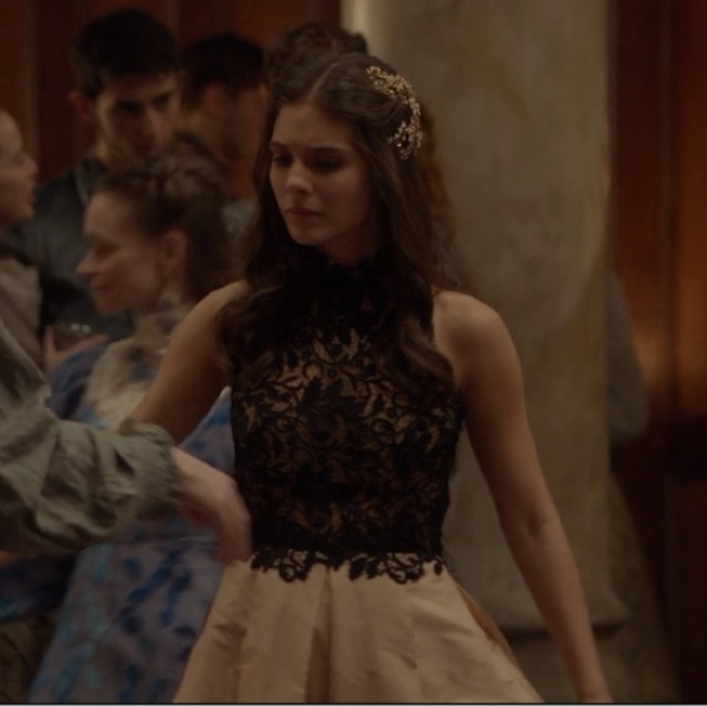 Patricia Bonaldi PatBO Taffeta & Lace Gown - Picture 10 of 11